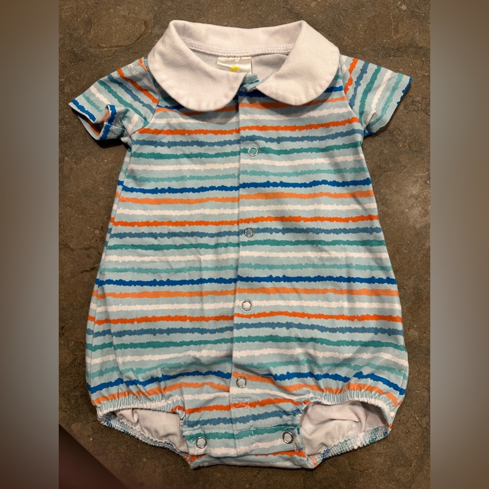 Stitchy Fish 6 month stripe bubble
